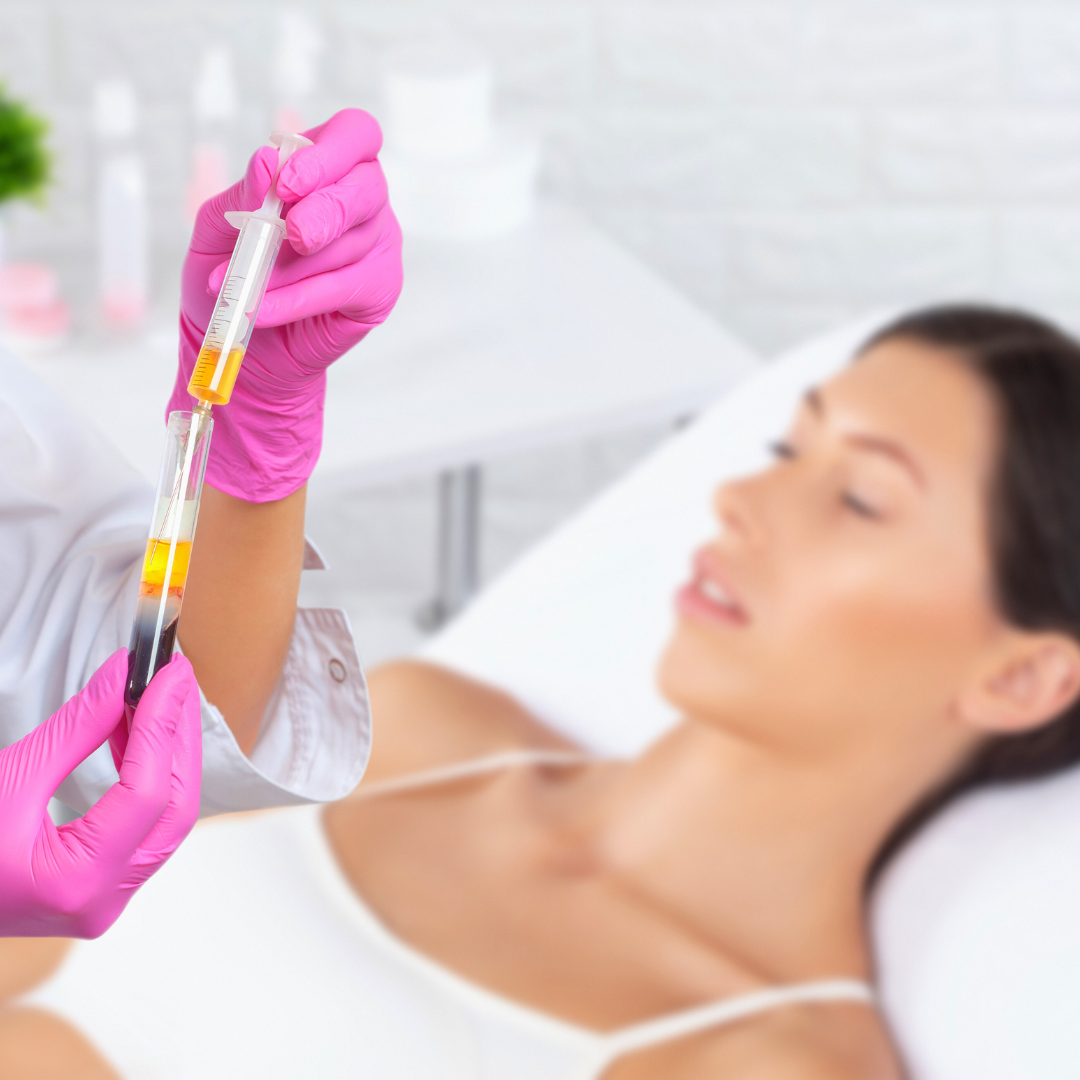 woman getting ez gel treatment